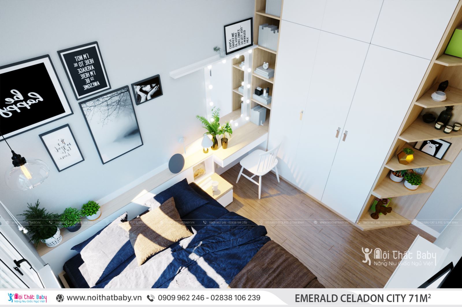 Tổng hợp các mẫu thiết kế nội thất Chung cư Emerald Celadon City